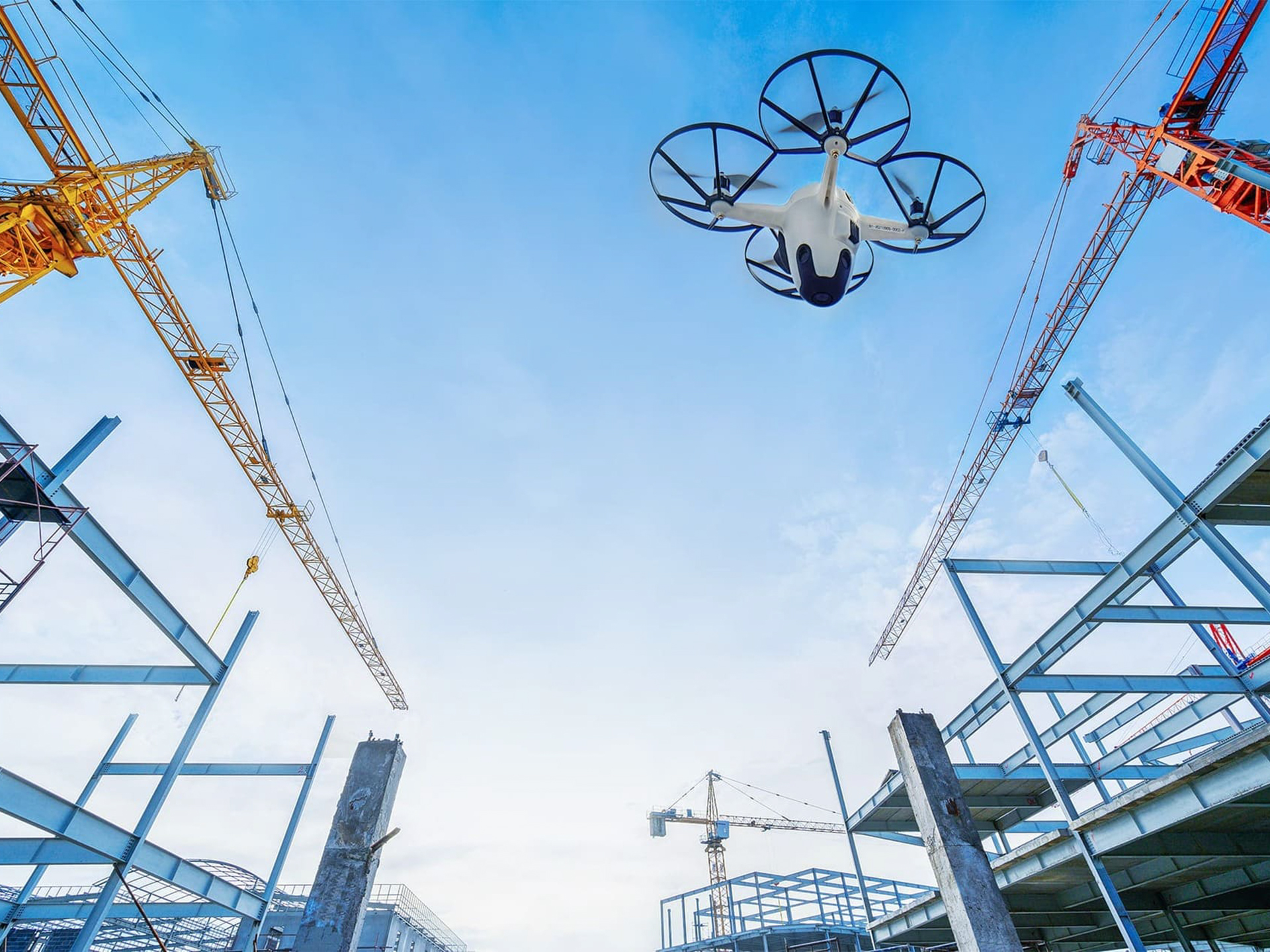 WatchDOME® Drohne ergänzt Kameratürme aus der Luft